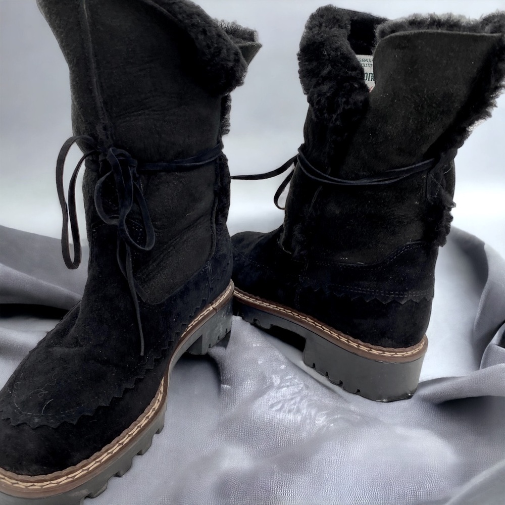 Genuine Shearling and Suede, Waterproof